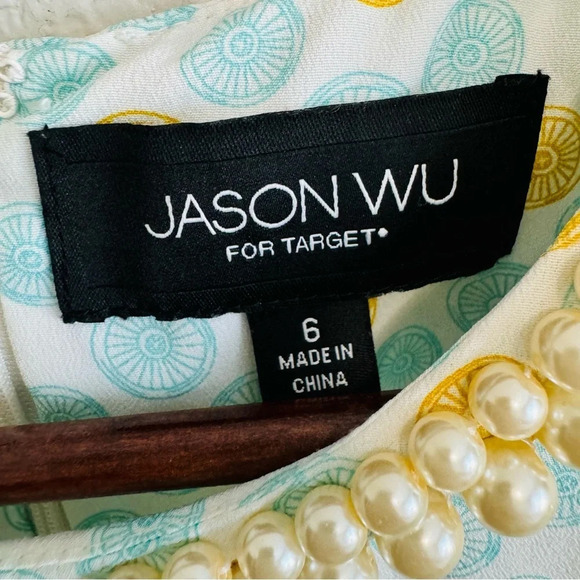 Jason Wu for Target Pastel Pearl Collar Medallion Dress Size 6 - Picture 6 of 8